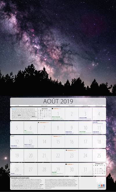 CALENDRIER 2019